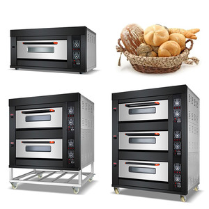 <span class=keywords><strong>Four</strong></span> commercial de pizza de gaz de plateaux de la plate-forme quatre de <span class=keywords><strong>double</strong></span> d'équipement de boulangerie pour le restaurant - Product Image 6