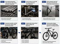 Fabricant professionnel de vélos de montagne en carbone M8100 24 vitesses, vélos de montagne pour hommes 29 pouces, freins à disque hydrauliques de course, confortables