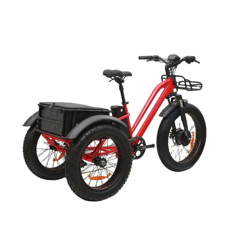 KAIYI etrike 3 ruote bici elettrica LED pedal assist display LCD ebike mini pompa per bicicletta elettrica portatile ad alta pressione
