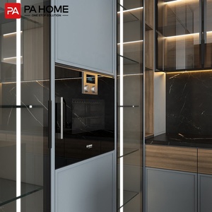 Pa nhà thông minh 3D Điện Thông Minh đồ nội thất hiện đại Modular Đảo chìm hai giai điệu tủ bếp - Product Image 3