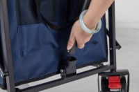 Nouveau Chariot Pliant Extensible Personnalisé pour Camping et Jardin, Chariot Utilitaire Robuste à 4 Roues