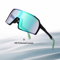 Lunettes de soleil polarisées pour le cyclisme, TR90, UV400, enveloppantes, légères, sportives, logo personnalisé, stock disponible, expédition rapide