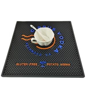 Custom Logo <b>Silicone</b> PVC Bar Mat Rubber Pub Runner Spill <b>Pad</b> Beer Rail Mat Drip Tray Non Slip Service Mat Table Mat Coaster - Product Image 6