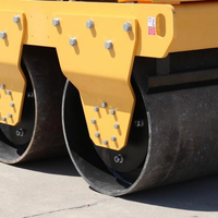 Compacteur vibrant à double tambour et double entraînement de 550 kg pour la construction