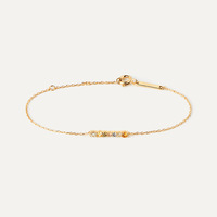 Bracelet Minimaliste Haut de Gamme Personnalisé en Zirconia Colorée S925, Meilleure Vente, Très Demandé