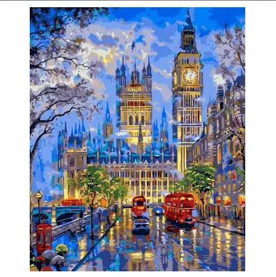 Oil Painting Painting Kits by Numbers Acrylic Paint by Numbers for Adult and Kids Painting Picture Digital Printing Europe