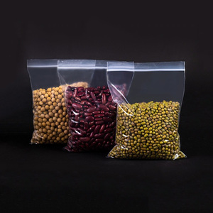 Custom Size Transparent PE Clothes Storage Packaging Flat Ziplock <b>Pouch</b> Plastic Food Thickened <b>Zip</b> Plastic Sealing Zipper Bag - Product Image 4