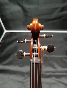 Violon artisanal 4/4 en bois européen avec manche flammé, son doux et clair, et étui en mousse - Product Image 6