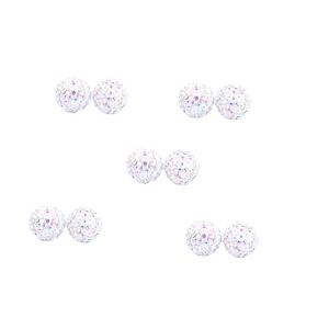 Nouveaux Produits Ferido Boules, Boules De Cristal avec De Nombreux Petits Cristaux Occupé <span class=keywords><strong>Sans</strong></span> Époxy, vis de rechange Boule 14G/16G En Gros - Product Image 2