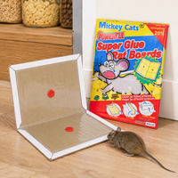 Piège à souris en papier écologique, solide, jetable et portable, avec planche collante et appât pour rats, pour la lutte antiparasitaire domestique