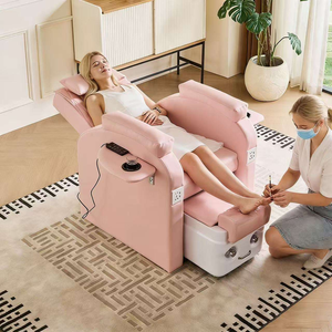 Sillón de Pedicura Eléctrico Reclinable de Lujo - Sillón de Masaje con Baño de Pies para Salón de Belleza - Product Image 3