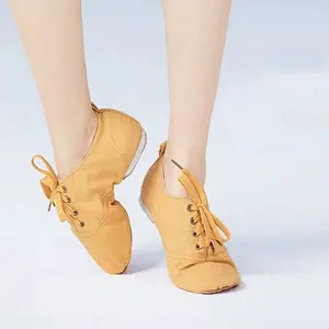 에어 메쉬 여성 재즈 신발 통기성 컴포트 화이트 댄스 스니커즈 신발