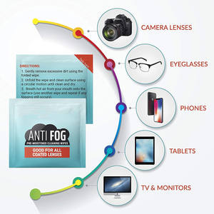 Lingettes de nettoyage pour verres de lunettes, 10 pièces, enlèvement professionnel de la saleté, Anti-buée, <span class=keywords><strong>optique</strong></span> - Product Image 5