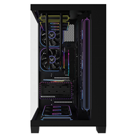 Boîtier d'ordinateur de jeu de bureau en alliage d'aluminium Ruix O11Vision-SE ATX Full Tower avec fenêtre latérale, alimentation et composants PC de haute qualité