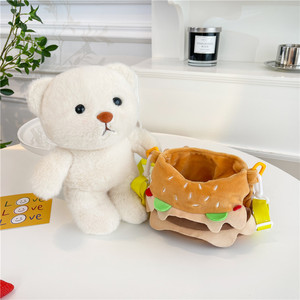 Bambola giocattolo di peluche con patatine fritte <span class=keywords><strong>Nana</strong></span> con riempimento in cotone PP borsa a tracolla Design simpatico cartone animato - Product Image 4