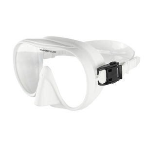 Lentille en verre trempé simple Masque de plongée en apnée Sangle de jupe en silicone Lunettes de plongée en apnée Masque de plongée libre - Product Image 3