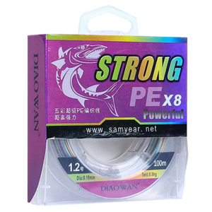 Ligne <span class=keywords><strong>de</strong></span> pêche PE 100M X8 8 brins tressés, ligne <span class=keywords><strong>de</strong></span> pêche haute résistance, anti-morsure, lignes <span class=keywords><strong>de</strong></span> pêche pour eau salée - Product Image 3