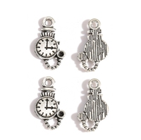 Chaînes d'accessoires de bijoux en alliage DIY - Pendentif montre, bracelet vintage, porte-clés, petit pendentif
