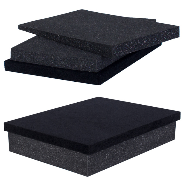 SF108 Yinyu Studio Monitor Pads 6"-8" Angled Isolation Foam, Bass Resonance Killer for Home Theater & Podcasts