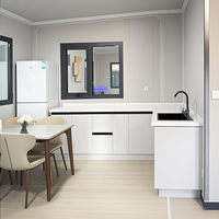 Maison en conteneur pliable de 20 pieds Maison en conteneur préfabriqué Villa Maison Maisons en conteneur de luxe Maisons en conteneur Maisons modulaires de luxe