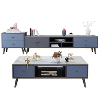 Bon prix Offre Spéciale moderne en bois maison stockage salon meubles à la mode Table basse meuble TV