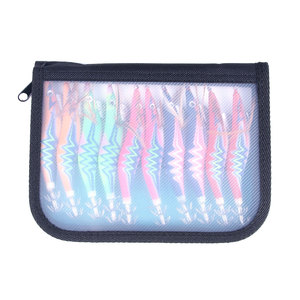 Grosir SJB011 Combo 2.5 #3.0 #3.5 #10 buah/tas kain Jepang bercahaya kayu umpan udang cumi-cumi Jig memancing umpan Kit Set - Product Image 3