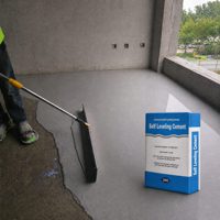 Schnell abbindender, hochfester, langlebiger, glatter Selbstnivellierender Zement für die Bodenausgleichung und Fliesenverlegung im Innen- und Außenbereich