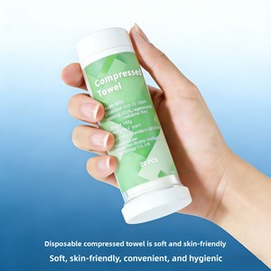 Serviette compressée pour bébé 2026, serviette nettoyante jetable pour le visage, mouchoir en coton portable pour <span class=keywords><strong>les</strong></span> soins du nouveau-né, OEM - Product Image 1