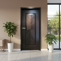 Protection d'angle anti-collision de style moderne pour portes intérieures en bois, surface finie, largement utilisée dans les chambres et les écoles