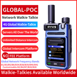 4G PoC <span class=keywords><strong>Internet</strong></span> Radio bidireccional MINI tarjeta Sim Global-Intercom Walkie Talkie de largo alcance 5000km par (sin cargo) plataforma de intercomunicación - Product Image 4
