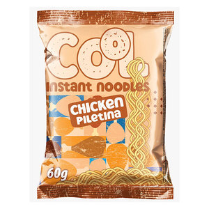 Nouilles instantanées frites COOL, saveur poulet, en bloc unique de 60g, 18% de matières grasses, cuisson en 3 minutes, DEM Kulpin, 12 mois - Product Image 1