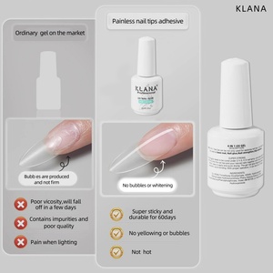 Hot Selling 15ml <b>Nail</b> Glue Adhesive <b>Nail</b> Polish Solid for <b>Nail</b> Art Polish - Product Image 5