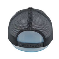 Gorra Trucker Personalizada de Alta Calidad, 5 Paneles, Malla y Felpa, con Logotipo Bordado y Parche de Cuero, Richardson 112, Unisex