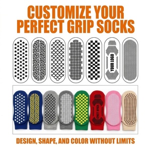 Wholesale Women Custom Logo Breathable Cotton Grip Yoga <b>Socks</b> Bulk Non Slip Fitness Personalized Pilates <b>Socks</b> Manufacturer - Product Image 6