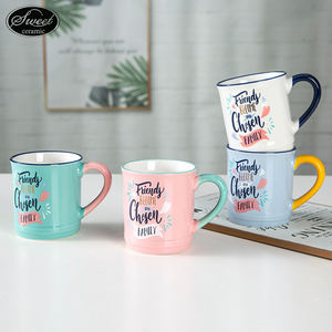 Tasse à café en céramique blanche personnalisée à impression complète, <span class=keywords><strong>lot</strong></span> stocké en gros, grès New Bone China pour micro-ondes et lave-vaisselle - Product Image 2