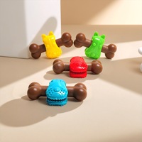 Jouets à mâcher durables pour chiots, bâtonnets à mâcher en bois et en plastique en forme d'os, jouets pour animaux de compagnie pour jouer en extérieur et en intérieur