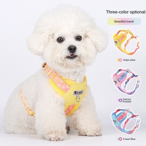 Harnais pour <span class=keywords><strong>chien</strong></span> de nouvelle conception, confortable, durable, respirant, pour promener les chiens, empêche les évasions, harnais pour animaux de compagnie pour chiens de petite et moyenne taille - Product Image 1