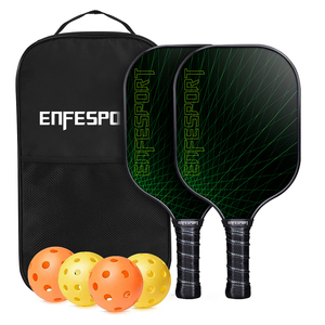 Usapa Approved Racquet Custom Pickleball Paddle High End Graphite 16mm Thickness Pickleball Set Carbon Fiber <strong>Racket</strong> - Product Image 2