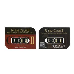 R-SIM Rsim CLUB Rsim Club 2 pour le signal mobile de la série 15 CLUB 2 déverrouiller la carte Sim pour IOS17 IOS18.<span class=keywords><strong>X</strong></span> - Product Image 1