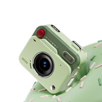 Mini caméra portable personnalisée en usine, 5MP 1080P HD, design rétro porte-clés 90 °   Caméscope numérique de poche pour étudiants avec objectif rotatif