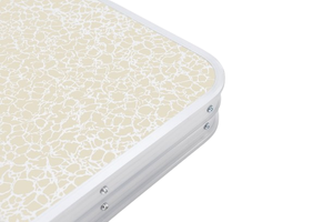 Moderno impermeabile in metallo mobili <span class=keywords><strong>da</strong></span> esterno <span class=keywords><strong>tavoli</strong></span> <span class=keywords><strong>pieghevoli</strong></span> con MDF Top per le gite in spiaggia cortile uso BBQs Park - Product Image 2