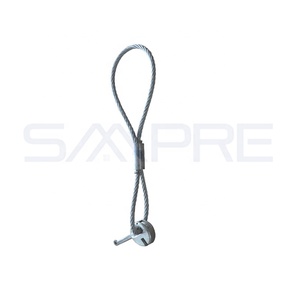 ลวดสลิงเหล็กเคลือบสังกะสีรุ่นใหม่ล่าสุด พร้อมห่วงยกและชุดคลัตช์ ทนทาน ป้องกันการกัดกร่อน - Product Image 1