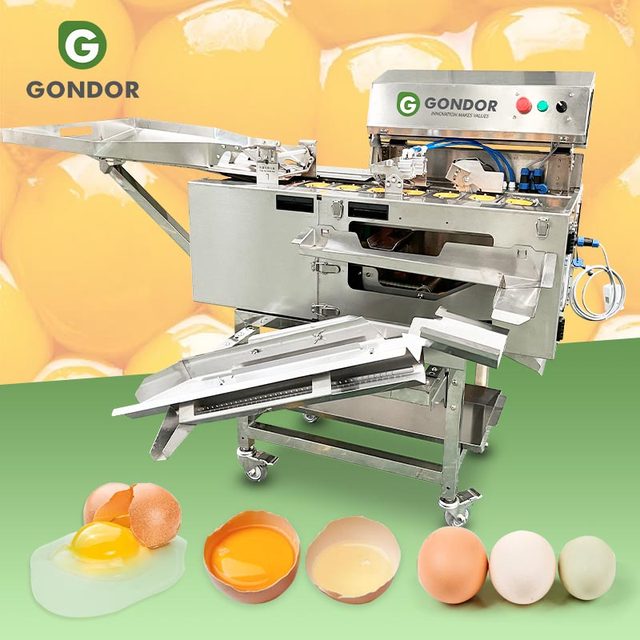 Egg Breaker Crack Chicken Duck Row Egg Break Manual Membrane Extraction Pointing Separator Flower Machine