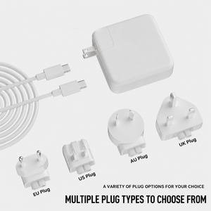 <span class=keywords><strong>Chargeur</strong></span> pour ordinateur portable MacBook compatible avec les adaptateurs secteur <span class=keywords><strong>Apple</strong></span> 29W 30W <span class=keywords><strong>61W</strong></span> 87W 96W 100W 118W, charge rapide USB Type-C - Product Image 1