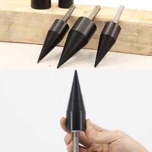 Máquina eléctrica para romper madera de acero, broca para cortar leña, divisor de madera, divisores de troncos de cono, brocas para cortar leña - Product Image 2