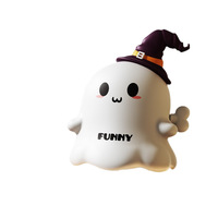 Jouet fantaisie à remonter Citrouille Fantôme pour Halloween, dansant et torsadant, jouet sensoriel de table, cadeau de fête pour enfants, vente en gros