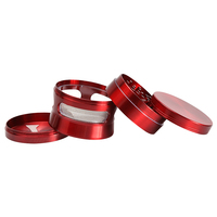 Futeng broyeur d'herbes portable de haute qualité pour fumer broyeur d'épices à sec personnalisé vente en gros 4 pièces rectifieuse de tabac