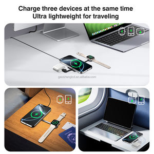 2025 nueva llegada ajustable magnético plegable 3 en 1 <span class=keywords><strong>carga</strong></span> inalámbrica para <span class=keywords><strong>Apple</strong></span> para relojes Samsung 15W soporte Mini <span class=keywords><strong>Base</strong></span> oculta - Product Image 4