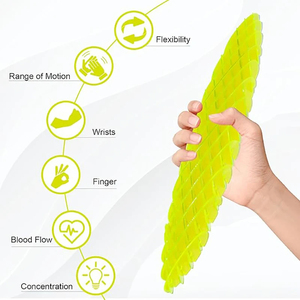 Juguete de rábano de malla elástica-Juguete antiestrés elástico, juguete sensorial de alivio de descompresión con estampado sólido para adultos y niños - Product Image 5