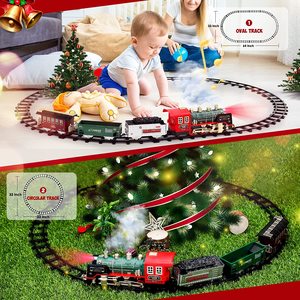 Juego <span class=keywords><strong>de</strong></span> <span class=keywords><strong>tren</strong></span> <span class=keywords><strong>el</strong></span>éctrico recargable <span class=keywords><strong>para</strong></span> árbol <span class=keywords><strong>de</strong></span> <span class=keywords><strong>Navidad</strong></span>-<span class=keywords><strong>Tren</strong></span> <span class=keywords><strong>de</strong></span> control remoto <span class=keywords><strong>para</strong></span> niños y niñas con vapor, luces y sonido - Product Image 5
